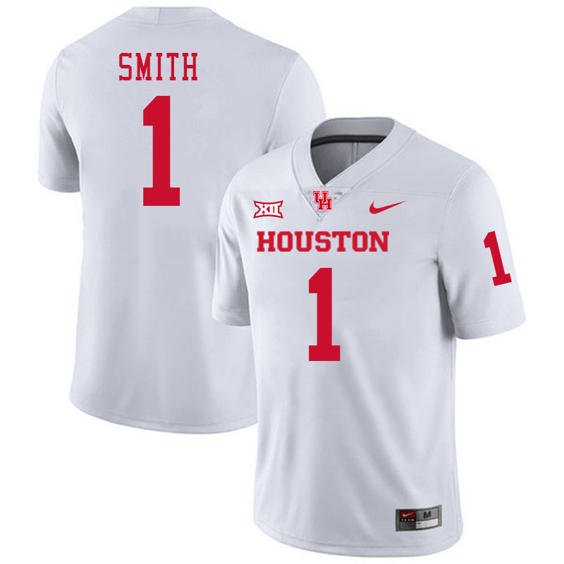 Donovan Smith Houston Jersey,Houston Cougars #1 Donovan Smith Jersey Youth College Uniforms-White